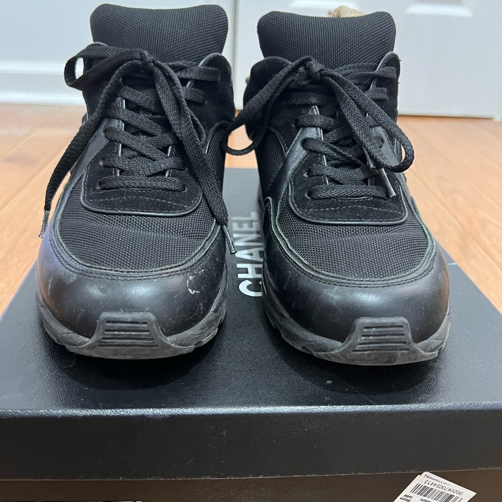 Chanel all-black sneakers are classic, chic, and never out of style.